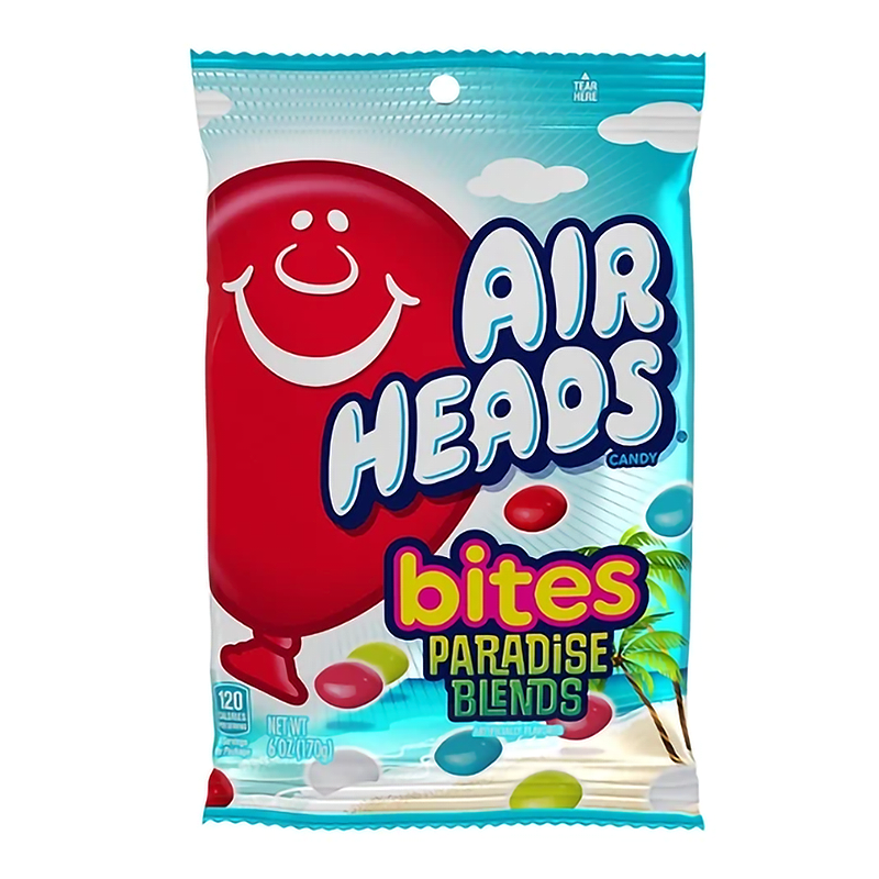 Airheads Bites Paradise Blends Peg Bag (170g) - theschweetplug.com