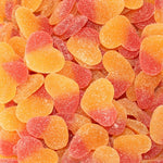 Fizzy Peach Hearts 100g - theschweetplug.com