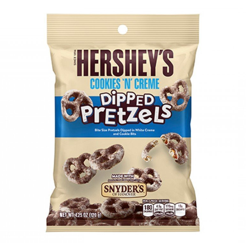 Hershey's Cookies N Creme Dipped Pretzels (120g)