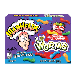 Warheads Lil' Worms Theatre Box (99g)