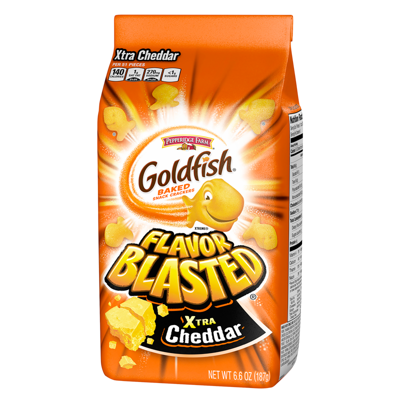Goldfish Crackers - Flavor Blasted Xtra Cheddar (187g)