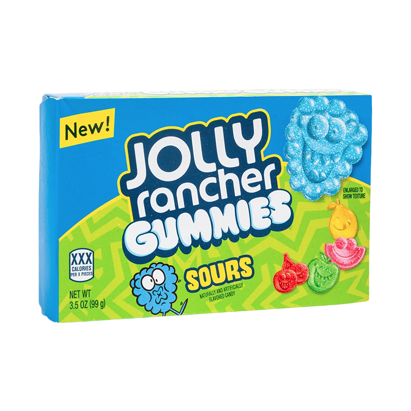 Jolly Rancher Sour Gummies Theatre Box (99g) - theschweetplug.com