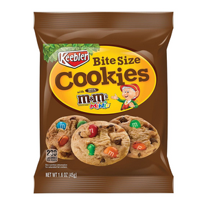 Keebler M&M's Bite Size Cookies (45g) - theschweetplug.com