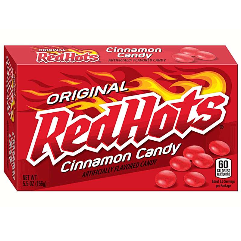 Red Hots Original Cinnamon Candy Theatre Box (156g)