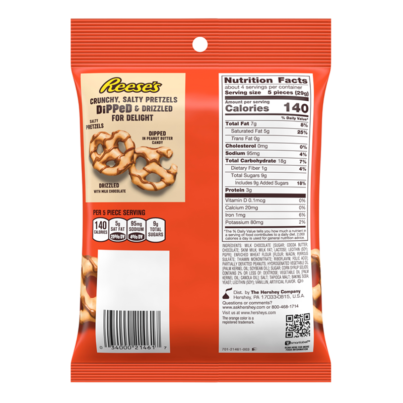 Reese's Dipped Pretzels (120g)