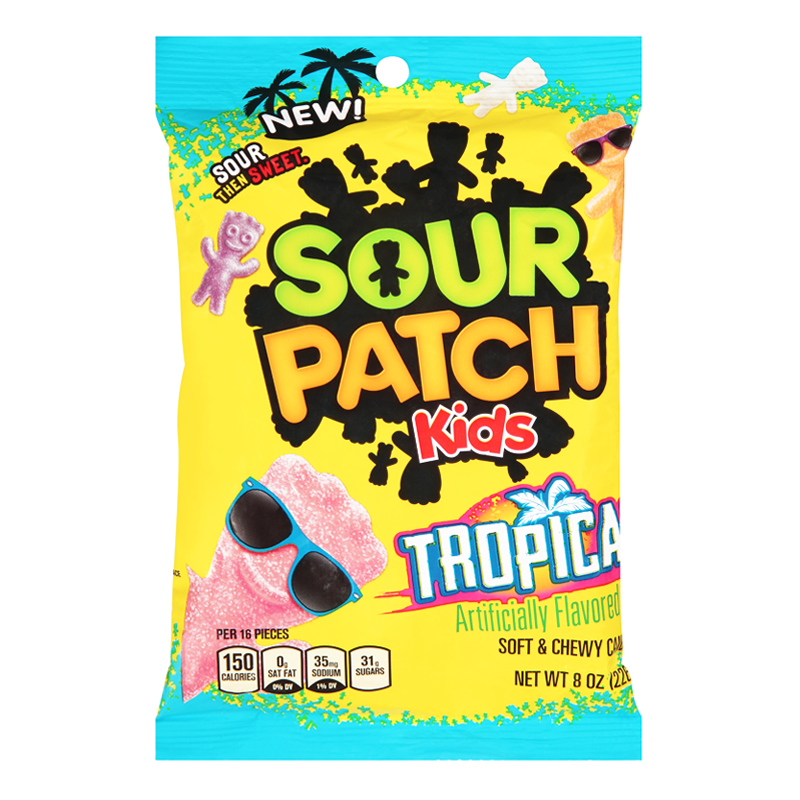 Sour Patch Kids Tropical (226g) - theschweetplug.com