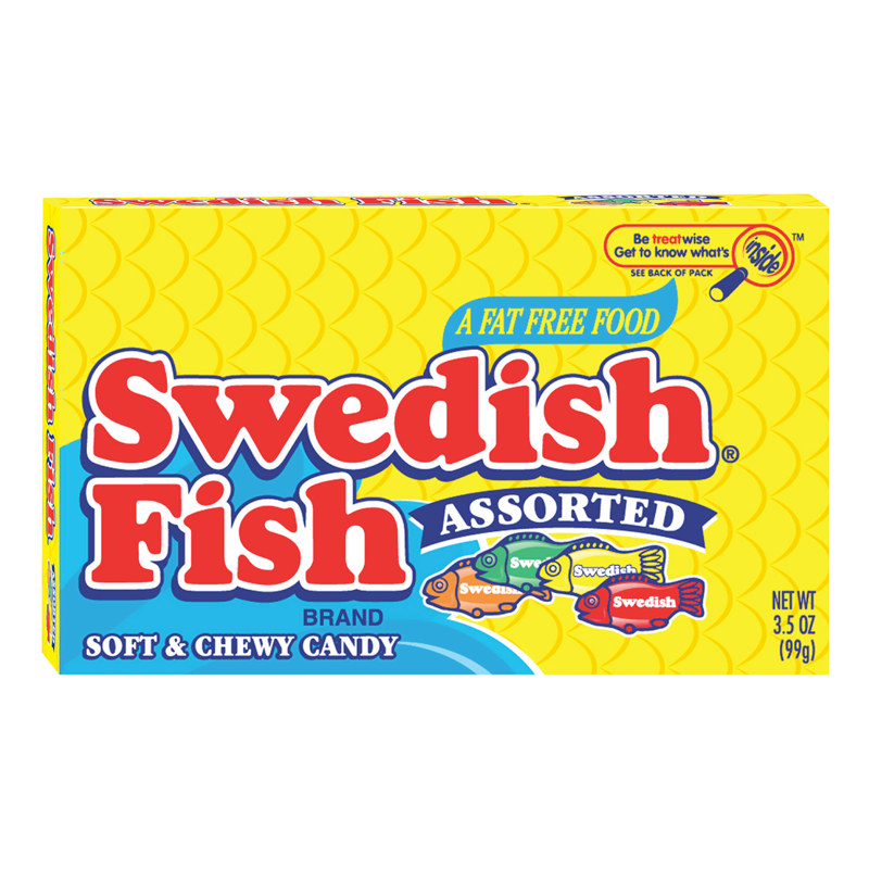 Swedish Fish Assorted Flavours Theatre Box (99g) - theschweetplug.com